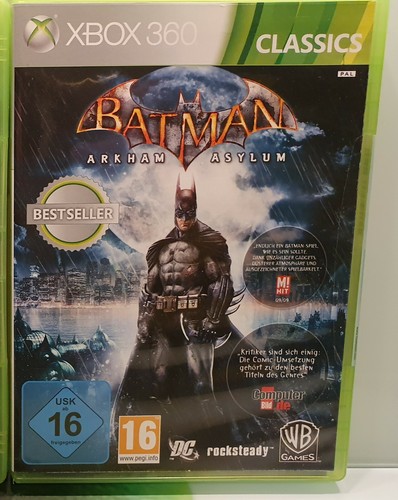 Xbox 360 batman arkham asylum - arkham,