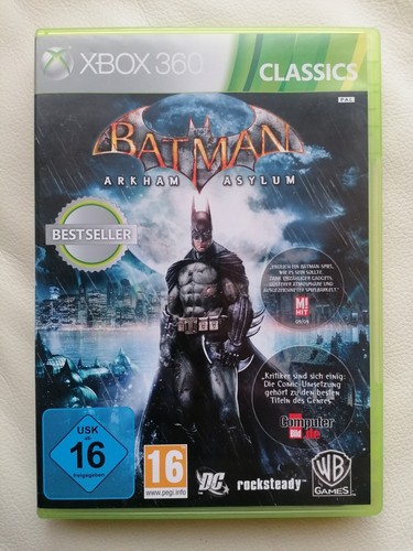 Xbox 360 batman arkham asylum - xbox,